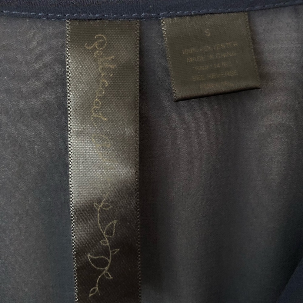 Navy Blouse - Picture 3 of 4